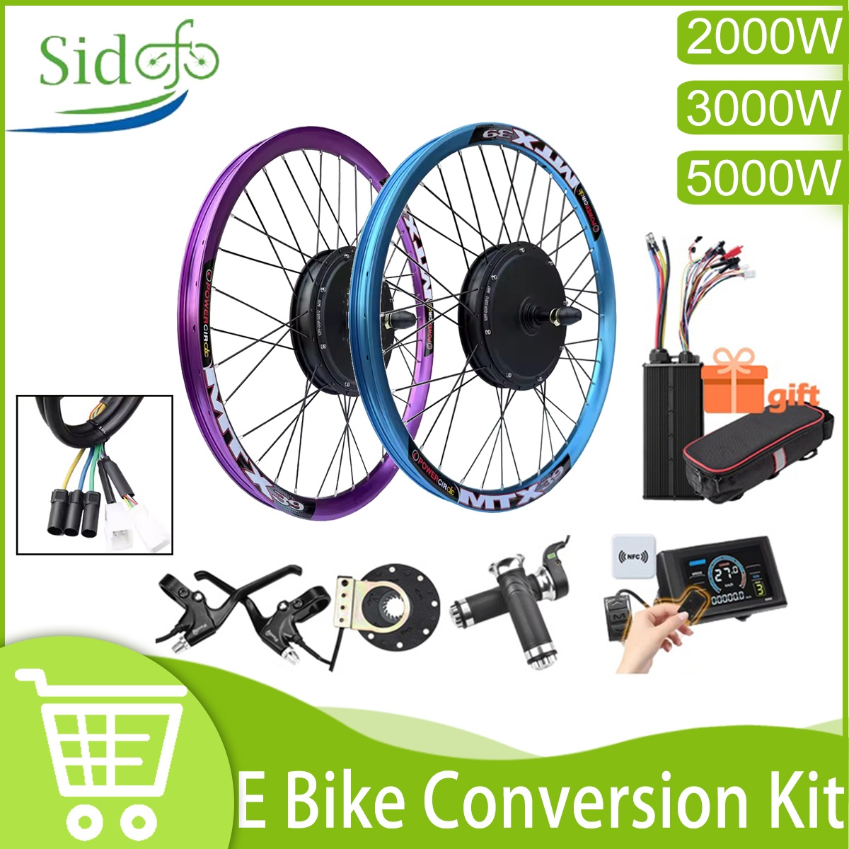 New Upgrade Ebike Conversion K - đánh giá và giá 72V 5000W Hub Motor Kit