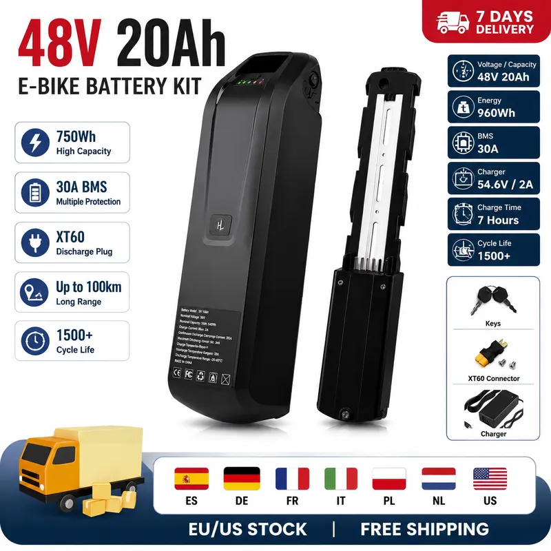 Hailong E-Bike Battery 36V 48V - đánh giá và giá Ebike Battery 48V 20Ah Hailong