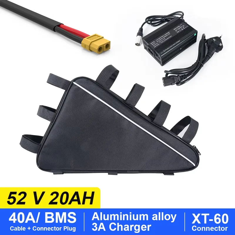 2026 US Triangle Lithium Elect - đánh giá và giá Ebike Battery 52V 20Ah Triangle Pack