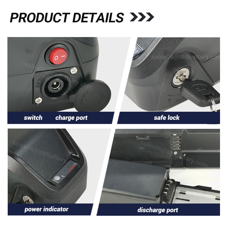 ALX Hailong ebike battery 36v  - đánh giá và giá Ebike Battery 48V 20Ah Hailong