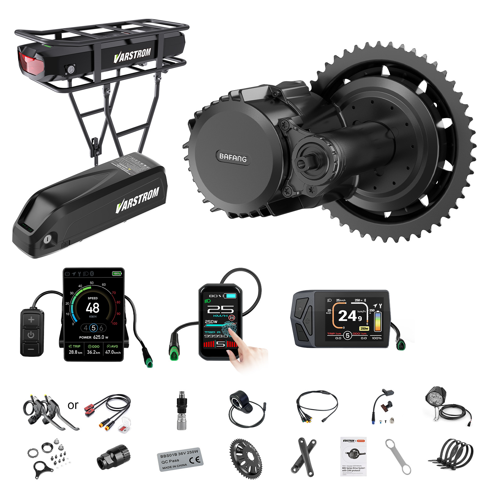 [US Shipping] Bafang Motor 750 - đánh giá và giá Mid Drive Motor Kit 52V 1000W