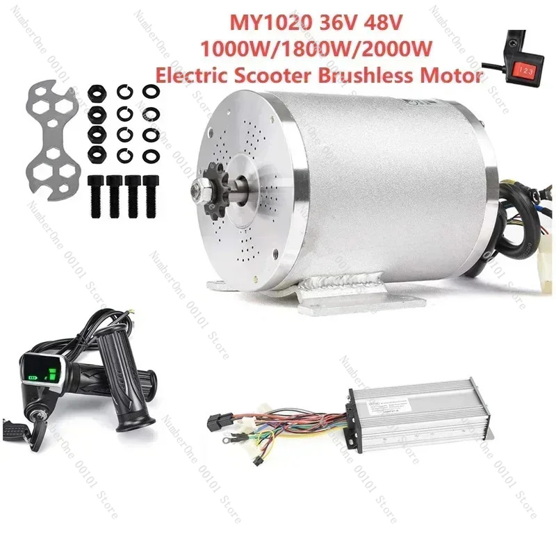 MY1020 36V 48V 1000W 1800W 200 - đánh giá và giá Ebike Conversion Kit 72V 3000W