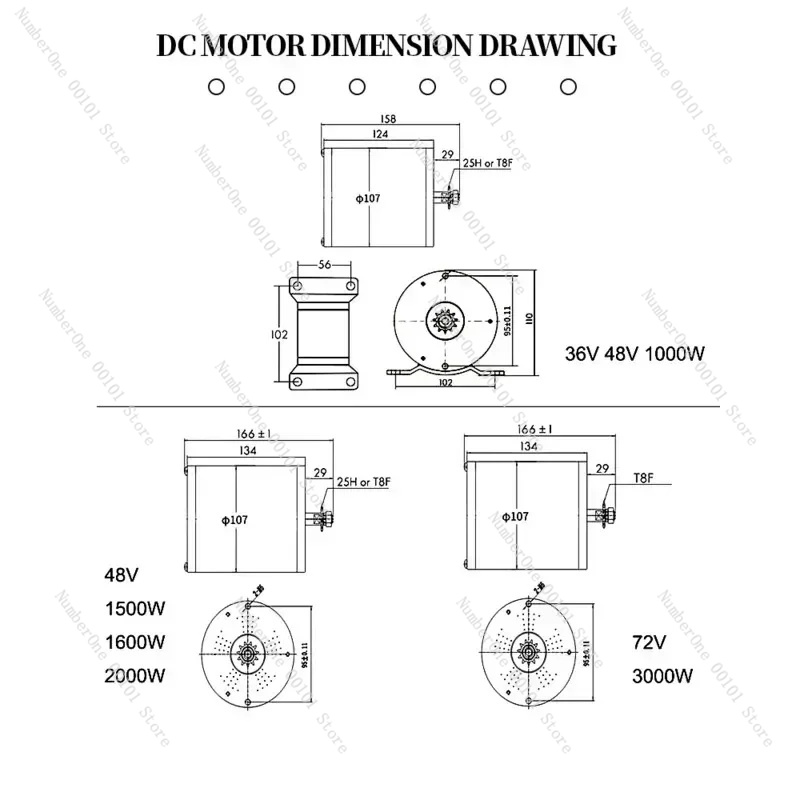 MY1020 36V 48V 1000W 1800W 200 - đánh giá và giá Ebike Conversion Kit 72V 3000W
