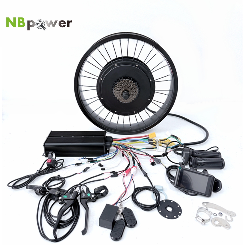 NBpower 170/190mm Dropout 48-7 - đánh giá và giá 72V 5000W Hub Motor Kit