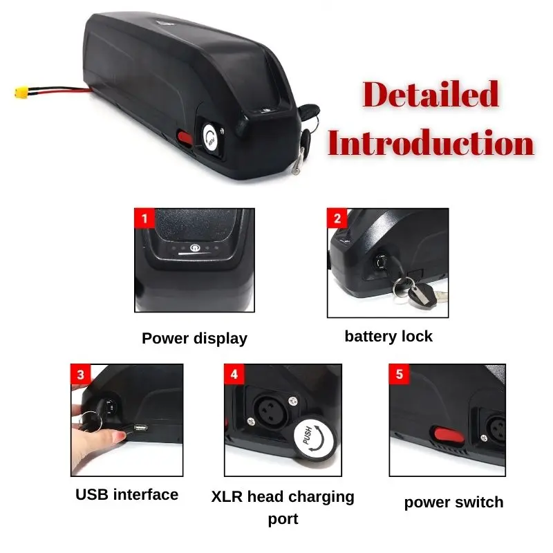 For Hailong Battery 36V 48V 52 - đánh giá và giá Ebike Battery 48V 20Ah Hailong