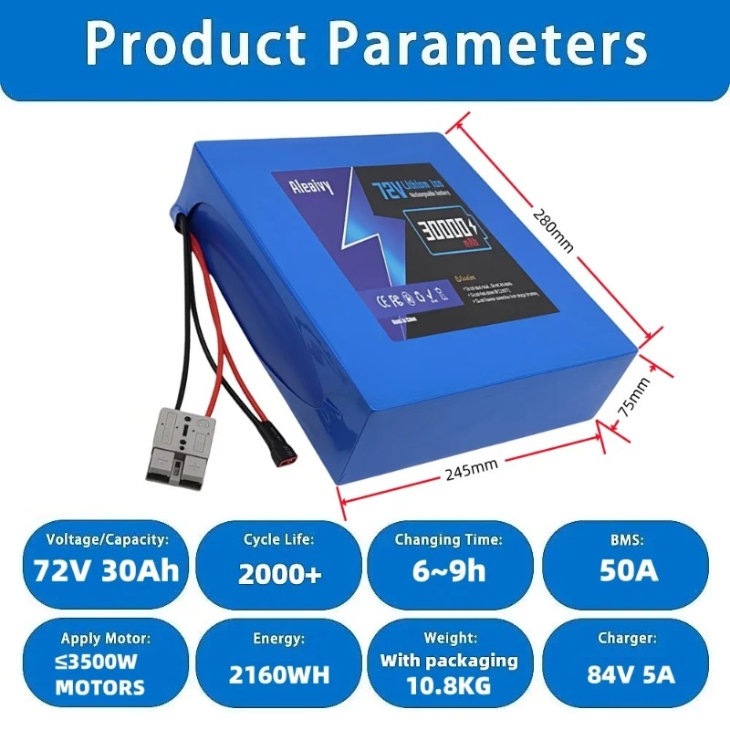 72V Battery 20S4P 20AH 20S6P 3 - đánh giá và giá Electric Bicycle Battery 72V 30Ah