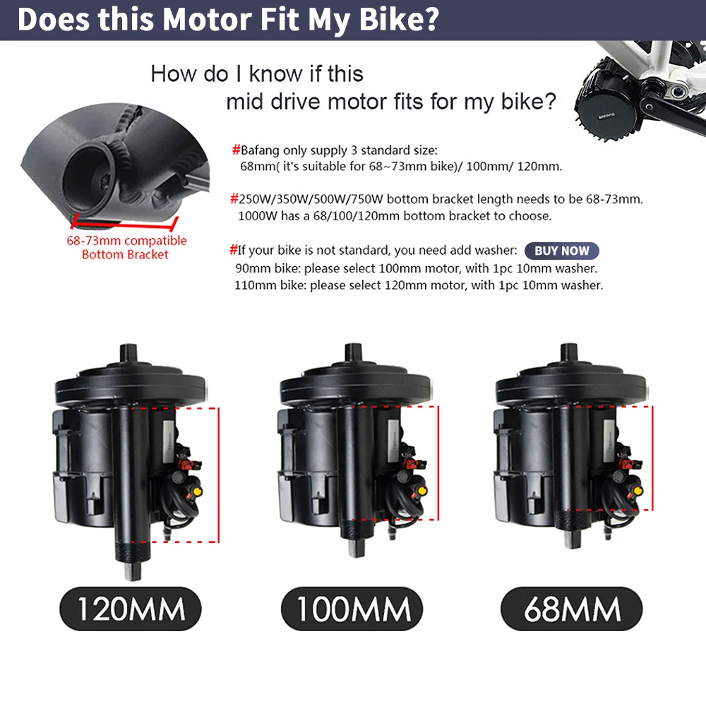 Bafang BBSHD 1000W  48V 68mm M - đánh giá và giá Bafang Bbshd 1000W Conversion Kit