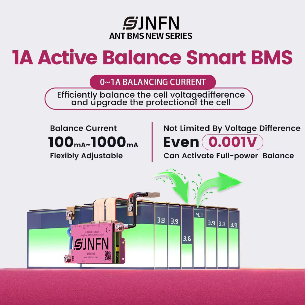 ANT BMS 1A Active Balance Lith - đánh giá và giá Smart Bms 72V 20S 150A Bluetooth